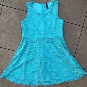 Tilly’s Full Tilt Mint Skater Dress Girl’s Large